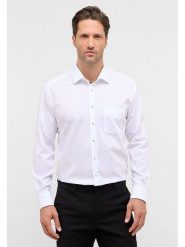 Eterna Koszula - Modern fit - w kolorze białym rozmiar: 40. Białe koszule męskie Eterna, bez wzorów, z bawełny, bez kołnierzyka, bez ramiączek. Za 109.26 zł.