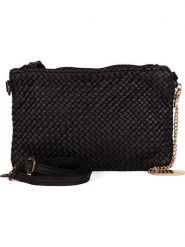 Anna Morellini Skórzana torebka w kolorze czarnym - 23 x 17 x 1 cm rozmiar: onesize. Czarne torebki klasyczne damskie Anna Morellini, bez wzorów, z materiału, bez dodatków. Za 252.99 zł.