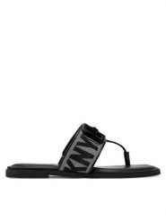 DKNY Japonki Horizon K1432241 Czarny. Czarne klapki damskie DKNY, bez wzorów, z materiału, bez obcasa. Za 289.99 zł.