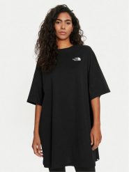 The North Face Sukienka codzienna Simple Dome NF0A87NF Czarny Relaxed Fit. Czarne sukienki damskie The North Face, na co dzień, s, bez wzorów, z bawełny, bez kołnierzyka, bez ramiączek, proste. Za 129.99 zł.
