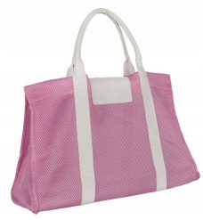 Duża, składana damska torba na plażę i zakupy - Pierre Cardin. Shopper bag damskie Pierre Cardin, bez wzorów, z materiału, duże, bez dodatków. Za 41.00 zł.