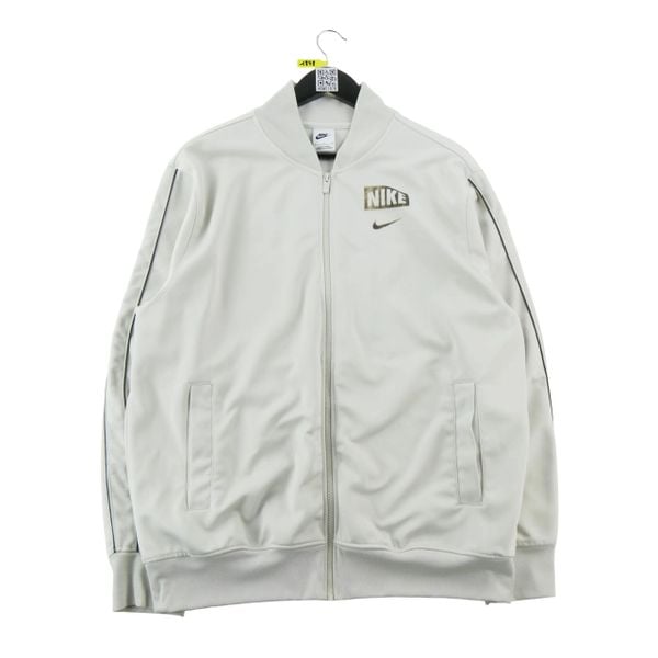 Kurtka Męska Retro Bomber Jacket Beżowa. Brązowe kurtki treningowe męskie Nike, l, bez wzorów, z materiału. Za 168.96 zł.