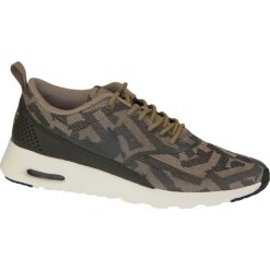 Brązowe Buty Nike Air Max Thea W 718646-200. Brązowe buty sportowe na co dzień damskie Nike, bez wzorów, z materiału, nike air max. W wyprzedaży za 499.00 zł.