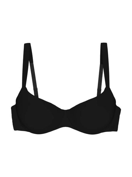 Triumph Biustonosz na fiszbinach - Body Make Up Illusion Balconette Kobiety Sztuczne włókno czarny, 80C. Czarne biustonosze Triumph, bez wzorów, z włókna. Za 139.95 zł.