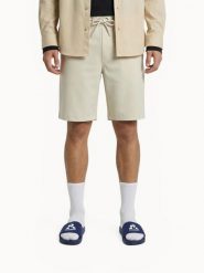 Szorty Regular Le Coq Sportif Coq D'or N°2. Brązowe szorty męskie Le Coq Sportif, z materiału, bez kołnierzyka. Za 443.00 zł.