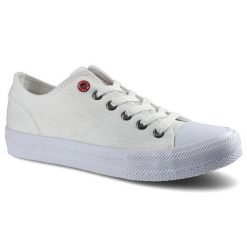 Białe Trampki Cross Jeans Damskie Stylowe Buty. Białe trampki i tenisówki damskie Cross Jeans, z aplikacjami, z jeansu. Za 99.99 zł.
