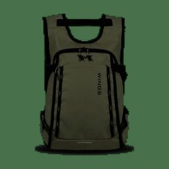 Wings Plecak Podróżny Rook Dark Green. Zielone plecaki męskie Wings, bez wzorów, z gumy. Za 169.90 zł.