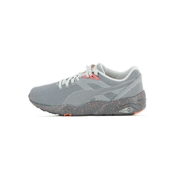 Buty PUMA R698 Knit Szare. Szare buty sportowe na co dzień damskie Puma, bez wzorów, z materiału. Za 373.35 zł.