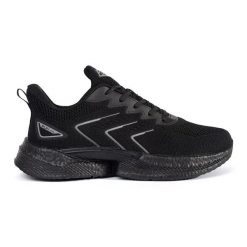 Vico Czarne buty męskie sportowe. Czarne buty sportowe na co dzień męskie z tkaniny, bez zapięcia, trekkingowe. Za 151.58 zł.