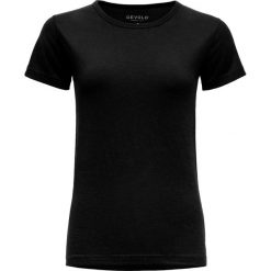 Koszulka termoaktywna damska Devold Breeze Plus Merino 200 T-Shirt. Czarne bielizna termoaktywna damska Devold, l, bez wzorów, z materiału. Za 379.49 zł.