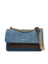 MICHAEL Michael Kors Torebka 30S6GC7L3C Niebieski. Niebieskie torebki klasyczne damskie MICHAEL Michael Kors, bez wzorów, z materiału, bez dodatków. Za 1,159.00 zł.