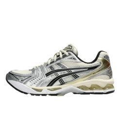 Buty do chodzenia dla dorosłych ASICS Gel-Kayano 14 Birch Pure Silver. Szare buty sportowe na co dzień damskie Asics, bez wzorów, z poliesteru, trekkingowe, asics gel kayano. Za 1,052.97 zł.