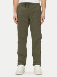 Pepe Jeans Spodnie materiałowe Parachute Pant PM211685 Khaki Regular Fit. Brązowe spodnie materiałowe męskie Pepe Jeans, bez wzorów, z bawełny. Za 269.99 zł.