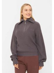Bench Sweter "Thurynn" w kolorze antracytowym rozmiar: 42. Czarne golfy damskie Bench, bez wzorów, bez ramiączek. Za 105.38 zł.