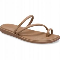Klapki Dla Dorosłych Crocs Miami Toe Loop. Czerwone klapki i japonki męskie Crocs, z materiału. Za 139.99 zł.