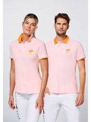 Polo Sylt Koszulka polo w kolorze jasnoróżowym rozmiar: XL. Różowe bluzki damskie Polo Sylt, xl, bez wzorów, bez ramiączek. Za 100.99 zł.