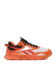 Reebok Sneakersy EO-ZIG N GLOW 3 ELASTIC LACE 100248021 Pomarańczowy. Brązowe buty sportowe chłopięce Reebok, bez wzorów, z materiału, bez zapięcia. Za 199.99 zł.
