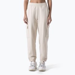 Spodnie treningowe damskie Everlast Leisure Cargo. Brązowe spodnie sportowe damskie Everlast, l, z bawełny, na fitness i siłownię. Za 149.99 zł.