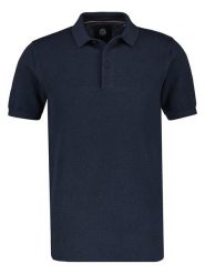 Lerros Koszulka polo w kolorze granatowym rozmiar: L. Niebieskie koszulki polo męskie Lerros, l, bez wzorów, z bawełny, bez ramiączek. Za 96.60 zł.