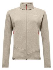 Salewa Kurtka polarowa "Puez Rocca" w kolorze beżowym rozmiar: 40. Brązowe kurtki damskie Salewa, bez wzorów, z materiału, bez kaptura. Za 223.99 zł.