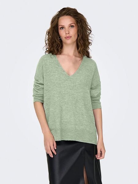 JDY Sweter "Elanora" w kolorze zielonym rozmiar: XL. Zielone swetry klasyczne damskie JDY, xl, bez kołnierzyka. Za 74.63 zł.