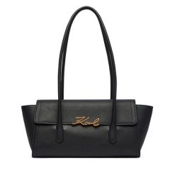Torebka KARL LAGERFELD. Czarne torebki klasyczne damskie Karl Lagerfeld, bez wzorów, bez dodatków. Za 1,299.00 zł.