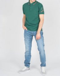 Invicta Koszulka Polo | 4452241 / U | Mężczyzna | Zielony. Zielone koszulki polo męskie Invicta, m, bez wzorów, z bawełny, bez ramiączek. W wyprzedaży za 169.00 zł.