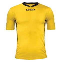 Koszulka piłkarska Düsseldorf. Czarne t-shirty sportowe męskie Legea, xs, z poliesteru, bez ramiączek, na fitness i siłownię. Za 48.00 zł.