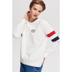Bluza z nadrukiem - Kremowy. Białe bluzy bez kaptura damskie Reserved, l. Za 89.99 zł.