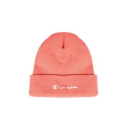 Czapka outdoor zimowa unisex Beanie. Czerwone czapki męskie CHAMPION, na zimę, bez wzorów, sportowe. Za 72.00 zł.