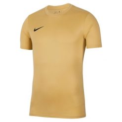 Koszulka Piłkarska Męska Nike Park VII DRI-FIT. Żółte t-shirty sportowe męskie Nike, m, bez ramiączek, do piłki nożnej, dri-fit (nike). Za 144.00 zł.