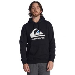Bluza z kapturem dla Mężczyzn BIG LOGO Czarny. Białe bluzy z kapturem męskie Quiksilver, m, z bawełny. W wyprzedaży za 252.00 zł.