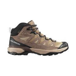 Obuwie Turystyka piesza Mężczyzna X ULTRA 360 LEATHER MID GORE-TEX. Brązowe buty trekkingowe męskie Salomon, z gore-texu, bez zapięcia, trekkingowe, gore-tex. Za 699.00 zł.