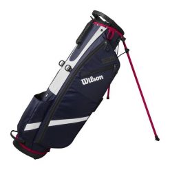 Torba golfowa na trójnogu Wilson QS. Niebieskie torebki klasyczne damskie Wilson, bez wzorów, bez dodatków. Za 592.75 zł.