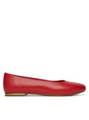 Lasocki Baleriny RST-ARABELLA-06 Czerwony. Czerwone baleriny damskie Lasocki, bez wzorów, ze skóry, bez obcasa. Za 149.99 zł.
