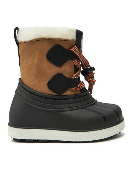 Kimberfeel Śniegowce Arty Brązowy. Brązowe kozaki dziewczęce Kimberfeel, bez wzorów, ze skóry, bez obcasa. Za 179.99 zł.