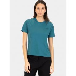 Koszulka sportowa damska Columbia Summit Valley. Zielone bluzki sportowe damskie Columbia, m, bez wzorów, bez ramiączek. Za 229.00 zł.
