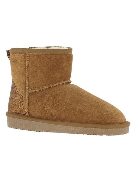 Gooce Skórzane botki zimowe "Acacia" w kolorze jasnobrązowym rozmiar: 39. Brązowe botki damskie Gooce, na zimę, ze skóry, bez obcasa, bez zapięcia. Za 179.95 zł.
