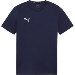 Koszulka męska Puma Team Goal Casuals Tee. Niebieskie t-shirty sportowe męskie Puma, m, bez ramiączek, do piłki nożnej. Za 108.65 zł.