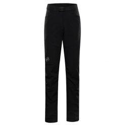 Spodnie damskie trekkingowe softshellowe Alpine Pro Akana 3. Czarne spodnie dresowe damskie Alpine Pro, na lato, bez wzorów. W wyprzedaży za 389.00 zł.