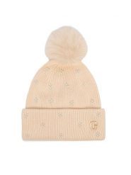 Guess Czapka AW5635 VIS01 Beżowy jasny. Brązowe czapki zimowe damskie Guess, z wiskozy. Za 154.99 zł.