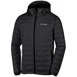 COLUMBIA kurtka męska Powder Lite Hooded Jacket Black L. Czarne kurtki treningowe męskie Columbia, l, bez wzorów, z włókna, omni-heat (columbia). W wyprzedaży za 369.00 zł.