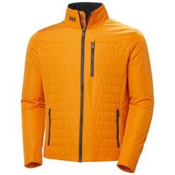 Kurtka Helly Hansen Crew Insulator 2.0. Brązowe kurtki męskie Helly Hansen, s, bez wzorów, z materiału, eleganckie, bez kaptura. Za 743.00 zł.