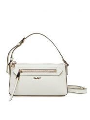 DKNY Torebka R42HKE18 Écru. Torebki klasyczne damskie DKNY, bez wzorów, ze skóry, bez dodatków. Za 539.99 zł.
