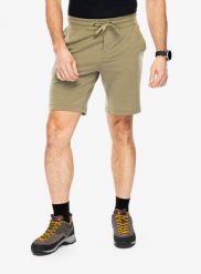 Spodenki męskie Super.natural Solution Shorts. Zielone szorty męskie Super.natural, z materiału, bez kołnierzyka. Za 323.39 zł.