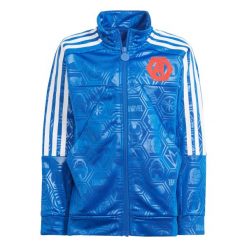Bluza dresowa adidas x Marvel Avengers. Białe spodnie dresowe damskie Adidas, bez wzorów, z dresówki. W wyprzedaży za 205.15 zł.