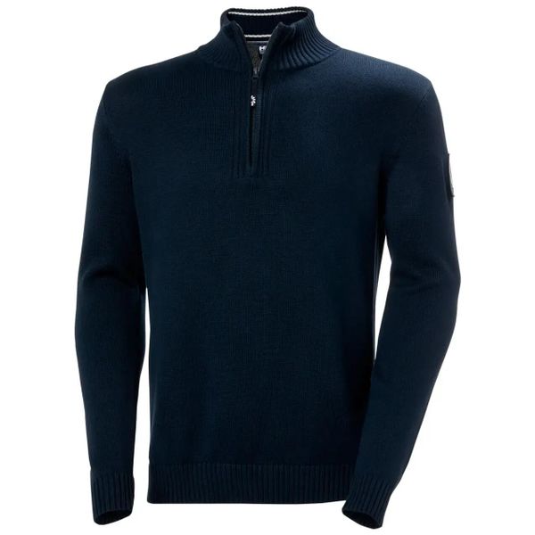 Sweter 1/2 zip Helly Hansen The Ocean Race. Niebieskie swetry klasyczne damskie Helly Hansen, l, z bawełny, bez kołnierzyka. Za 483.00 zł.