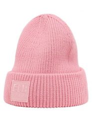 ELBSAND Czapka-beanie "Nora" w kolorze jasnoróżowym rozmiar: onesize. Różowe czapki zimowe damskie ELBSAND, z materiału. Za 104.64 zł.