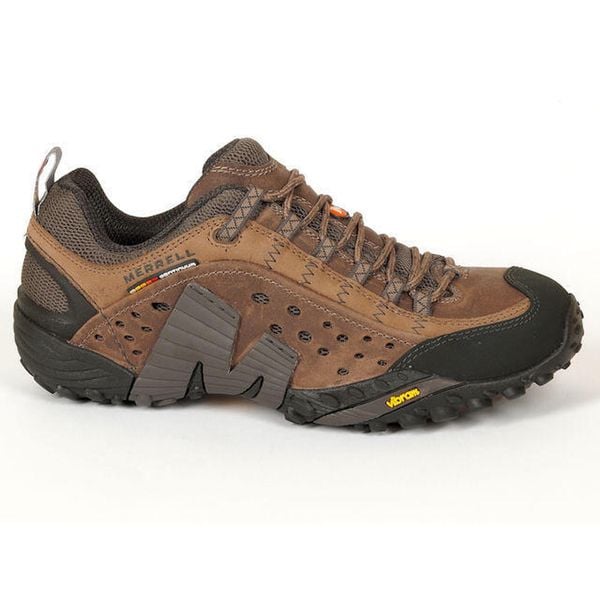 Buty trekkingowe na co dzień męskie MERRELL INTERCEPT skóra. Buty trekkingowe męskie MERRELL, ze skóry, bez zapięcia, trekkingowe. Za 449.00 zł.