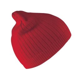 Zimowa Czapka Zimowa Z Dzianiny Unisex Z Podwójną Dzianiną. Czerwone czapki męskie RESULT, z dzianiny. Za 45.99 zł.